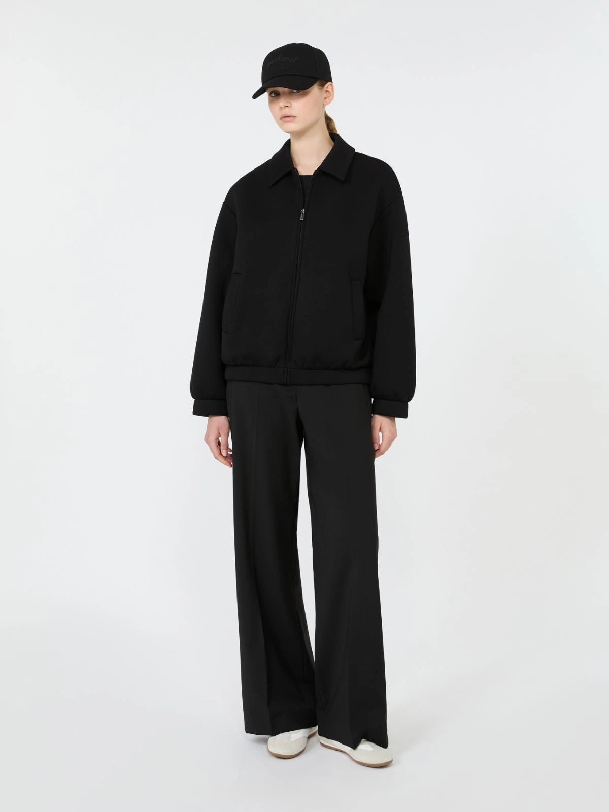Weekend Max Mara Bomber in jersey scuba WKDZebra  AI26 WeekendMaxMara