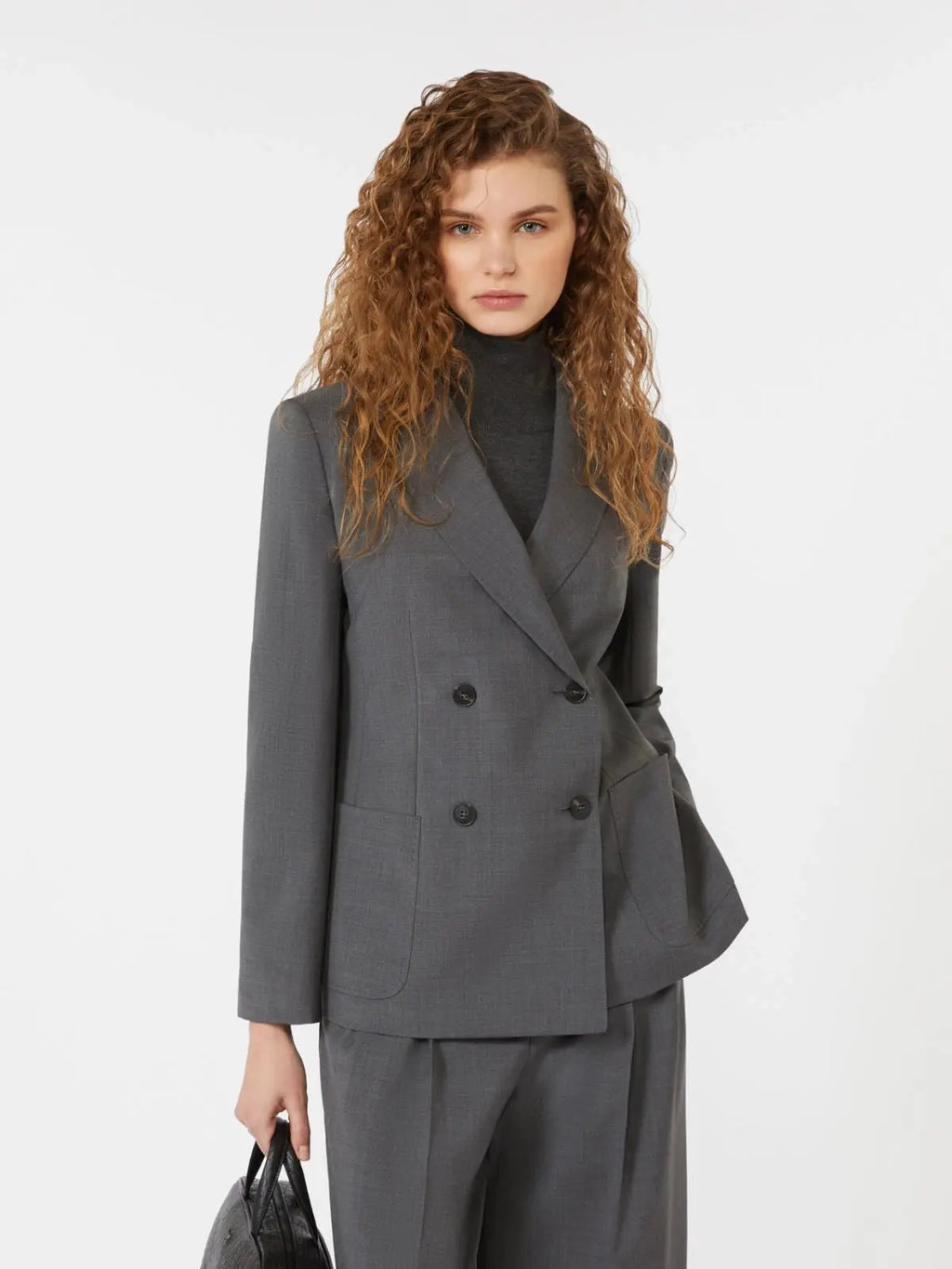 Weekend Max Mara Blazer doppiopetto in tela di lana Ornati AI25 WeekendMaxMara