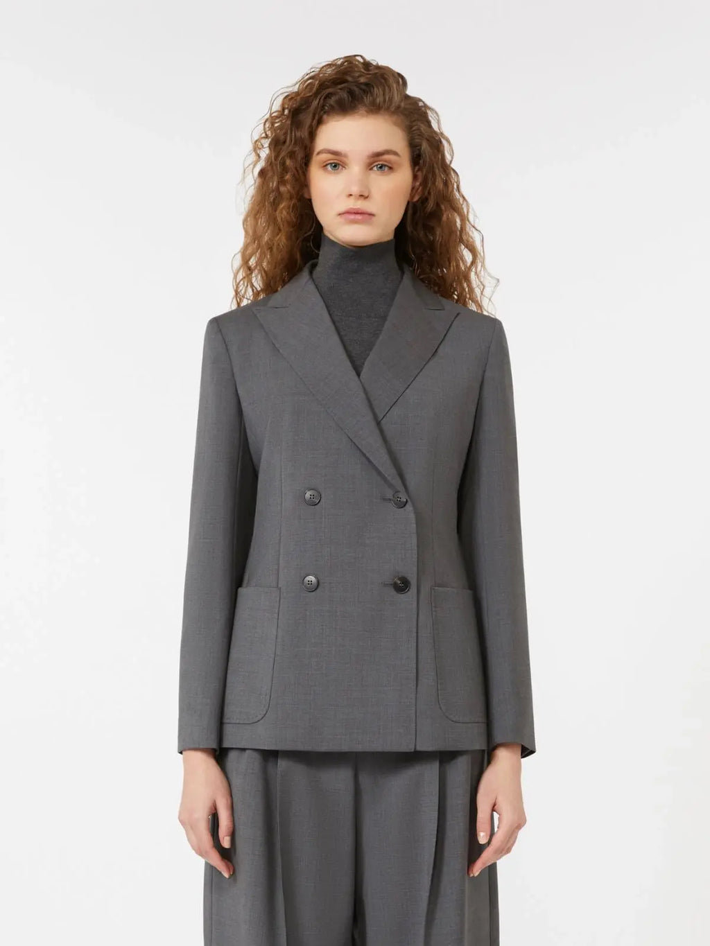 Weekend Max Mara Blazer doppiopetto in tela di lana Ornati AI25 WeekendMaxMara