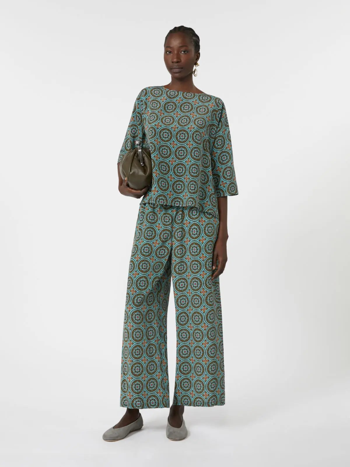 Weekend Max Mara Blusa girocollo in crêpe de Chine di setaAdone AI25 image 0