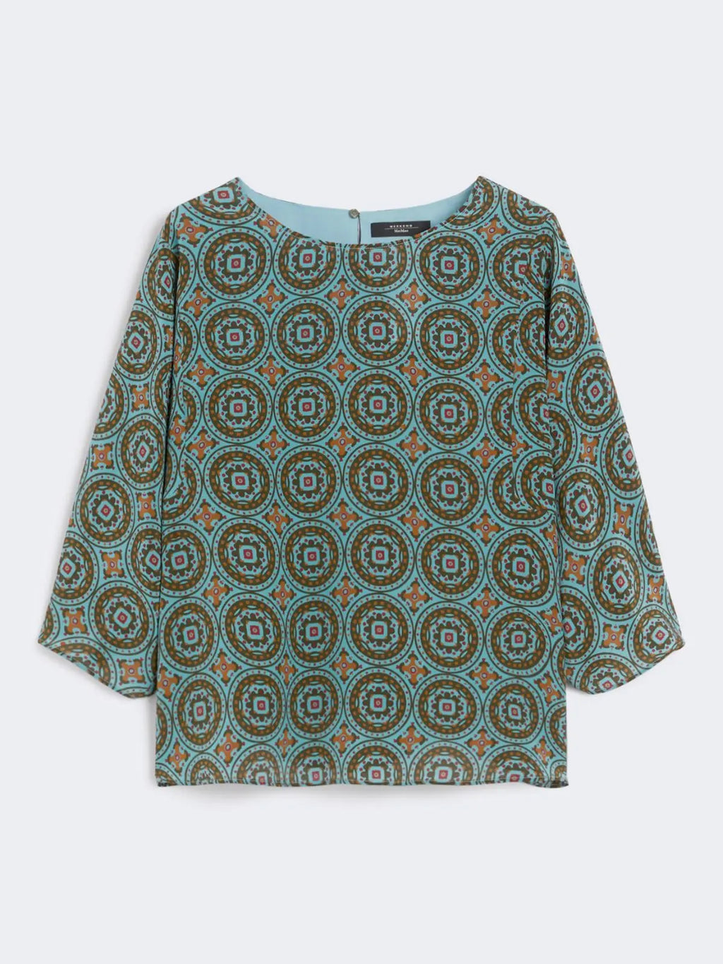 Weekend Max Mara Blusa girocollo in crêpe de Chine di setaAdone AI25 image 5