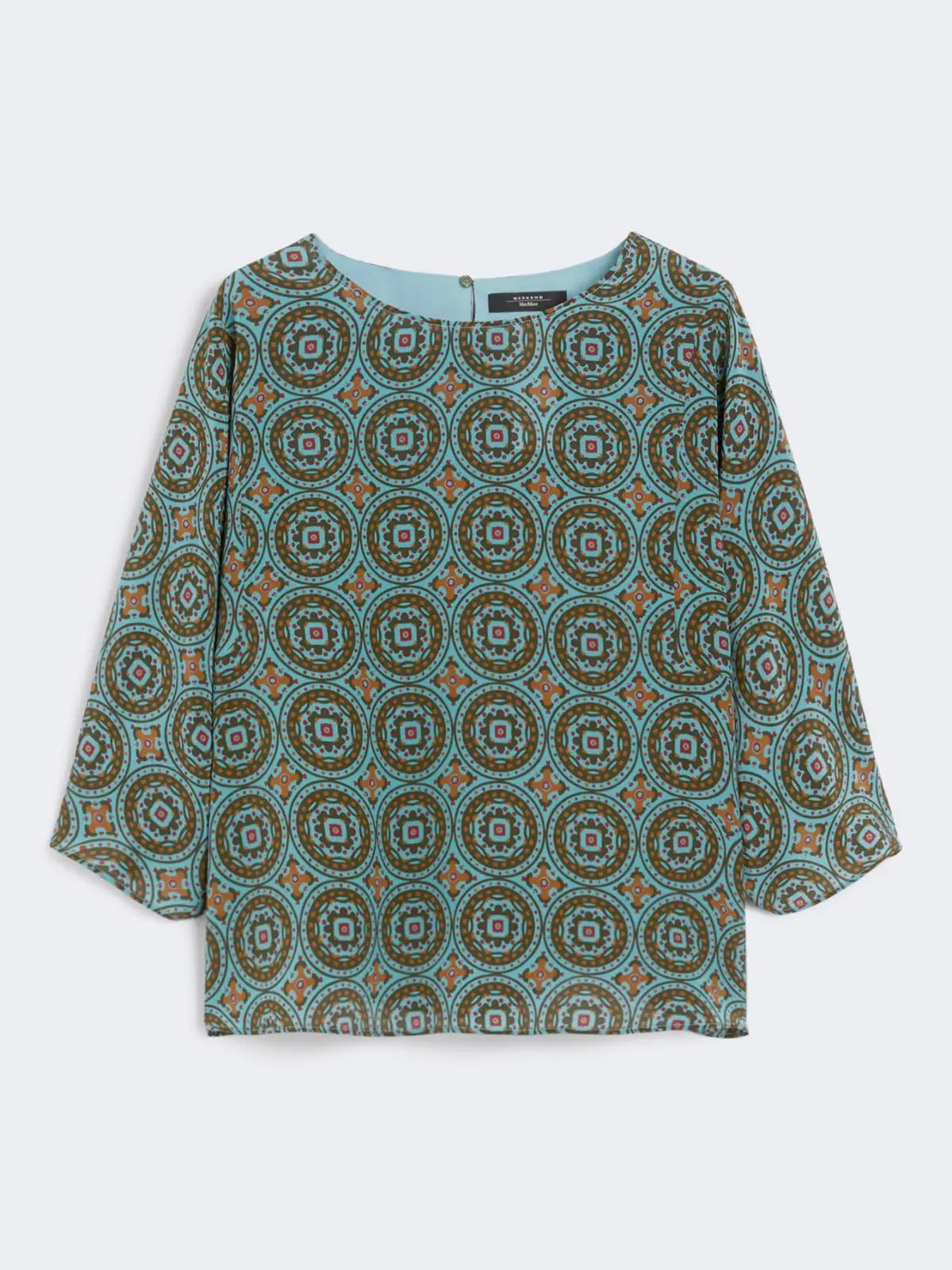 Weekend Max Mara Blusa girocollo in crêpe de Chine di setaAdone AI25 image 5