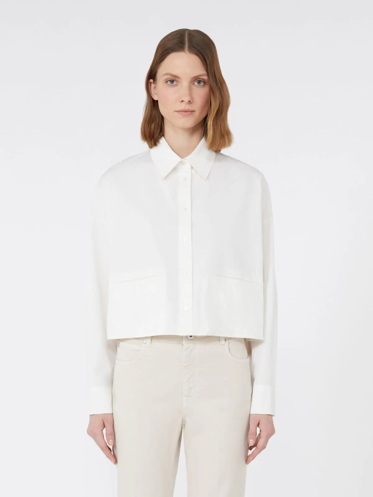 Weekend Max Mara Camicia boxy in cotone pesante Svago  AI25 image 1