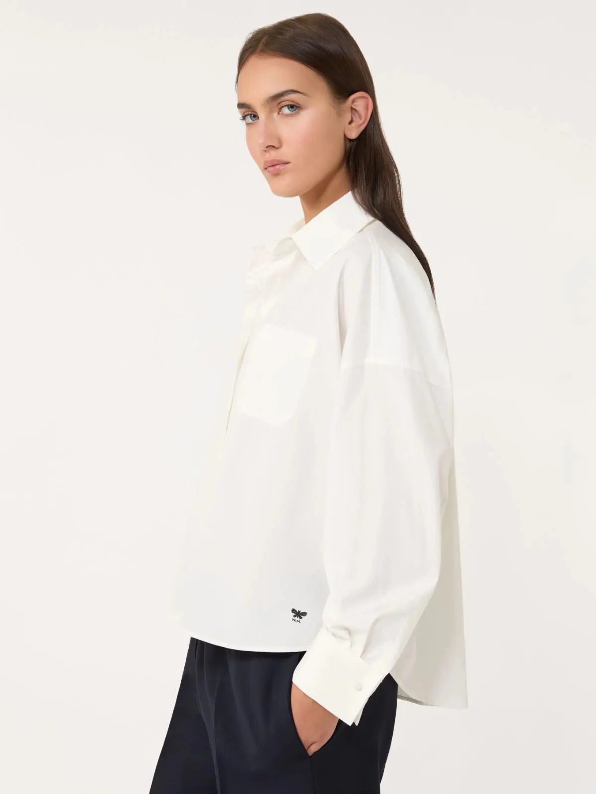 Weekend Max Mara Camicia over in popeline Arturo  AI25 WeekendMaxMara