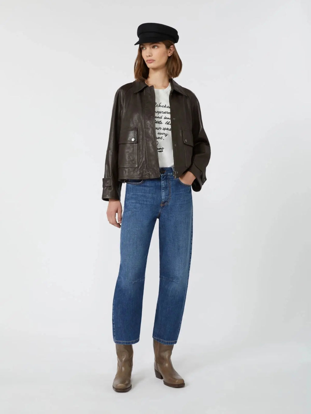 Weekend Max Mara Giacca a camicia in nappa Berbice AI25 WeekendMaxMara