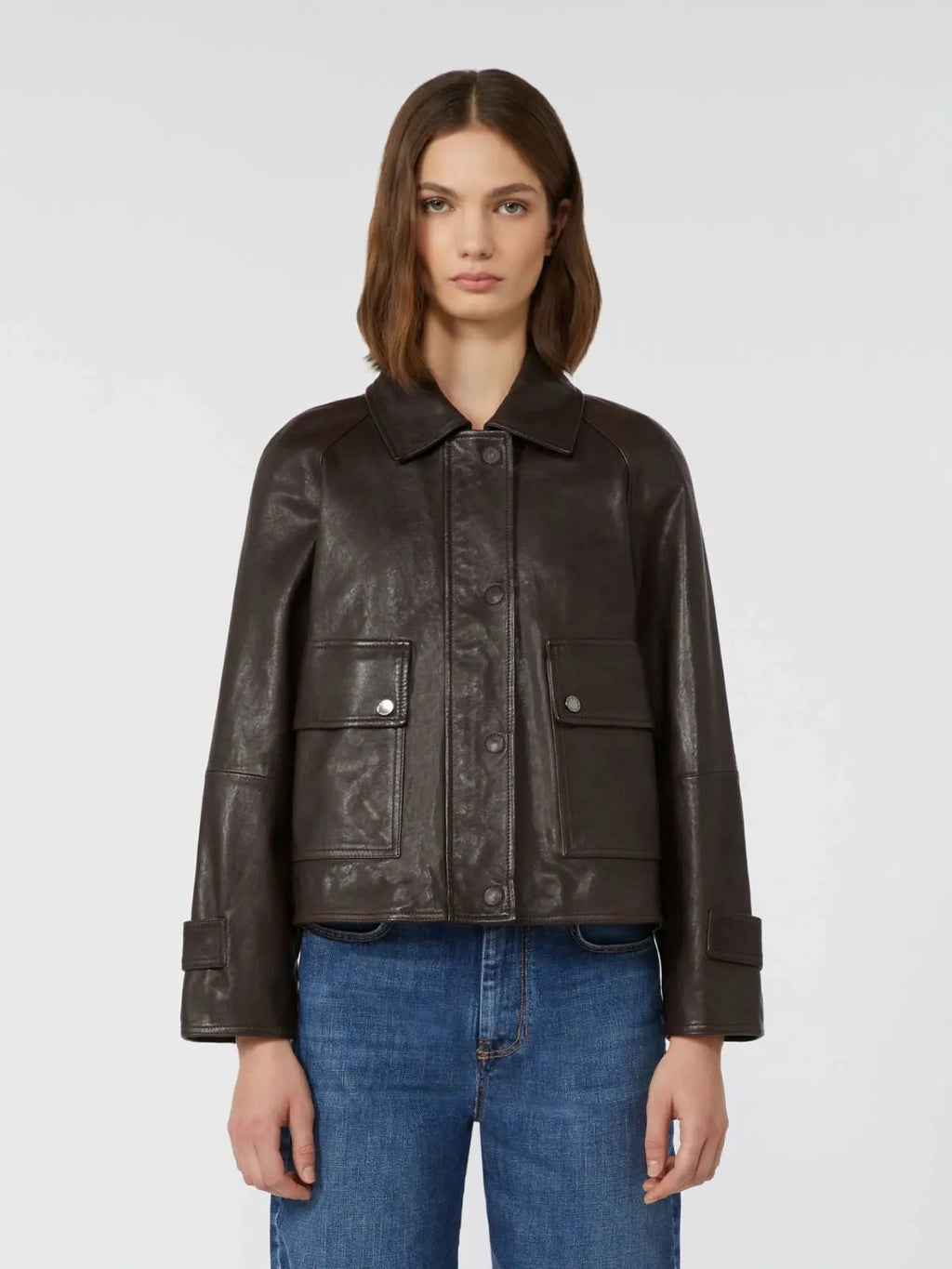 Weekend Max Mara Giacca a camicia in nappa Berbice AI25 WeekendMaxMara