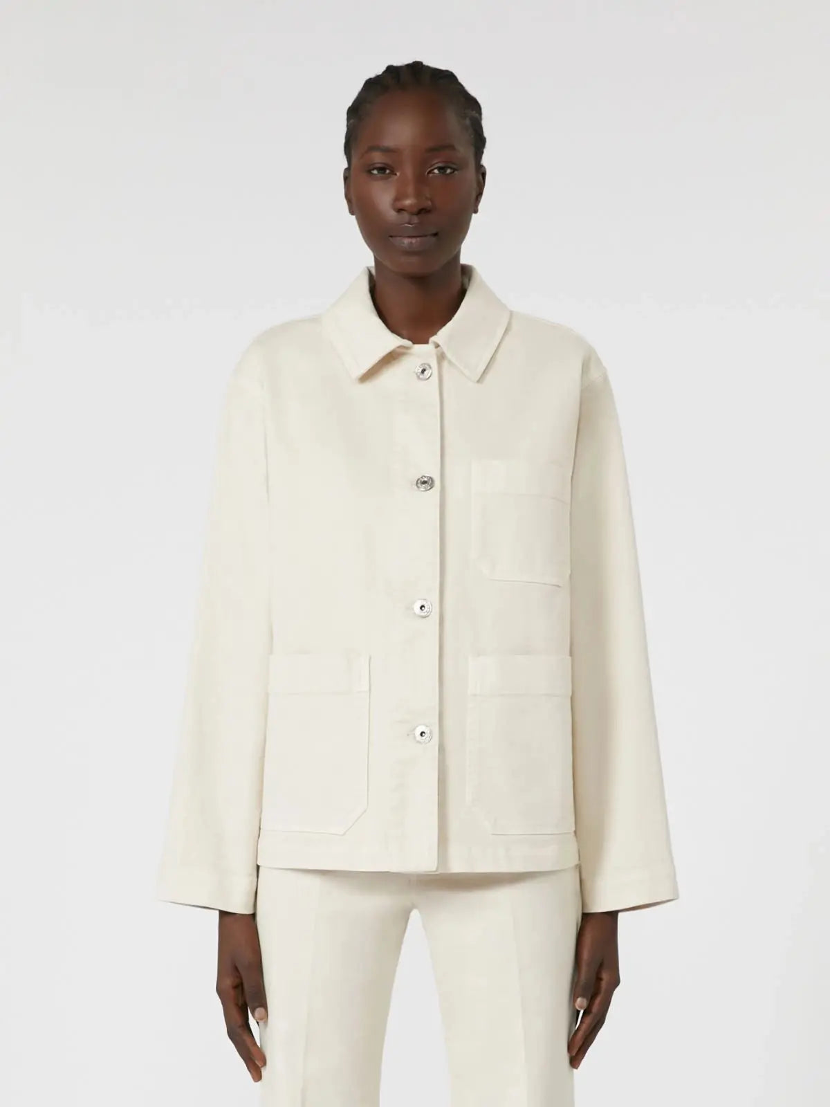 Weekend Max Mara Giacca dritta in bull di cotone Classe  AI25 WeekendMaxMara