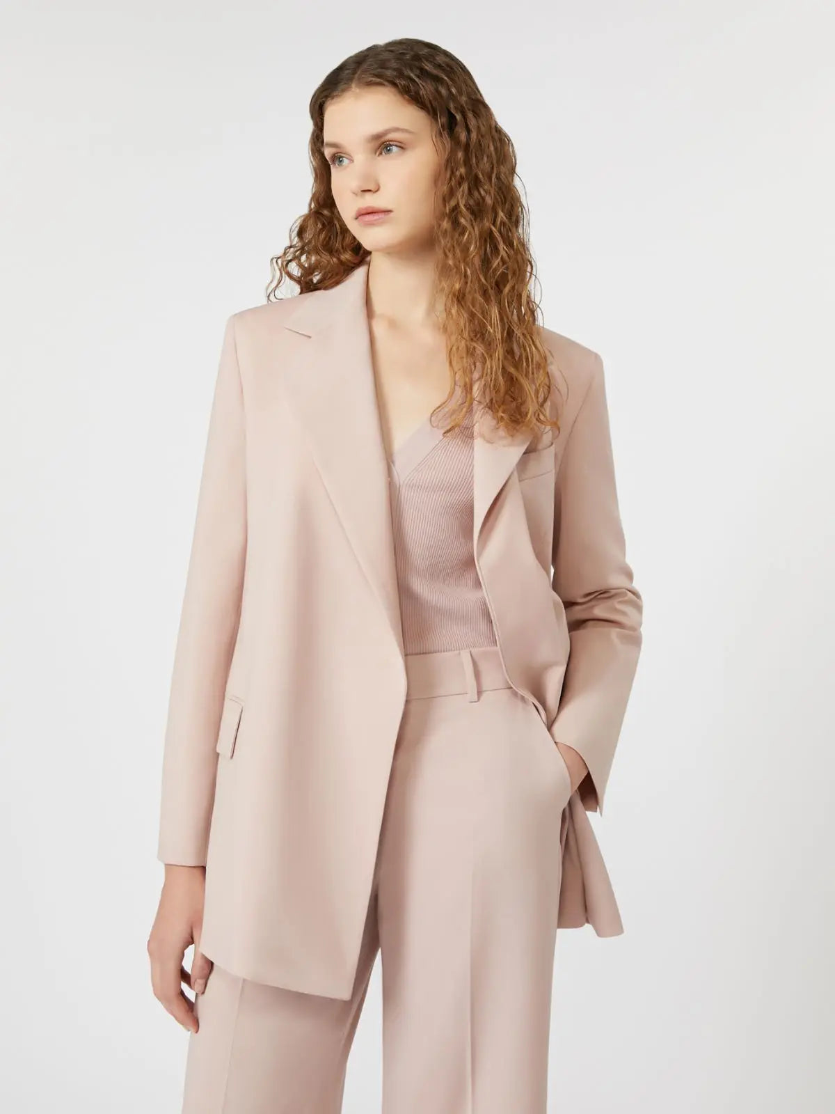 Weekend Max Mara Giacca in lana con cintura Teso AI25 image 1