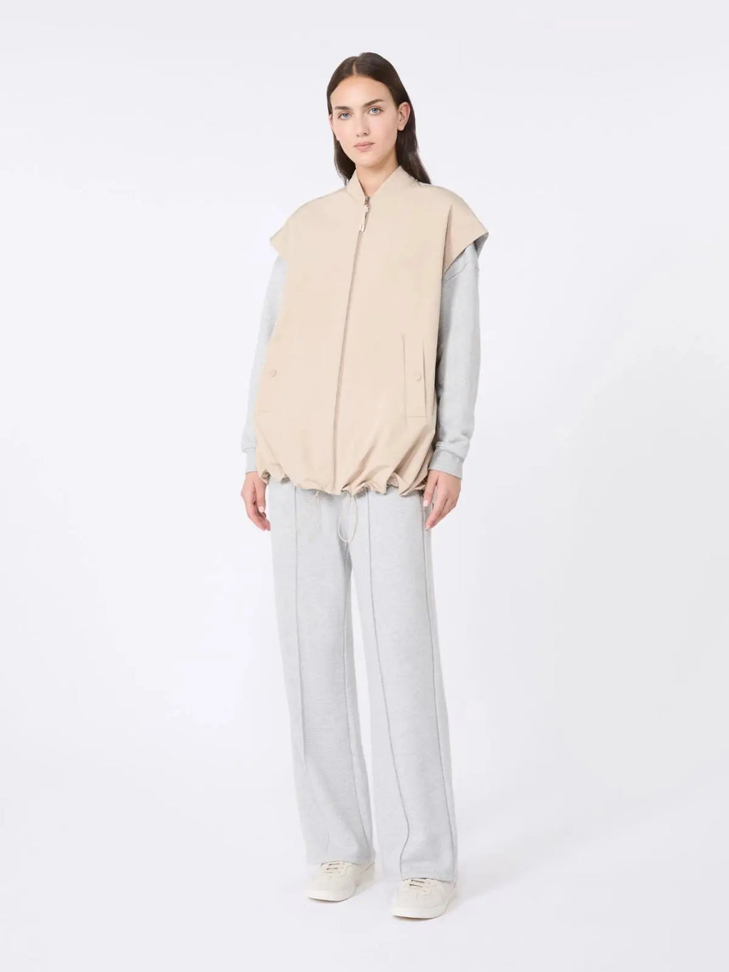 Weekend Max Mara Gilet in tela antigoccia e scuba Limosa AI25 WeekendMaxMara