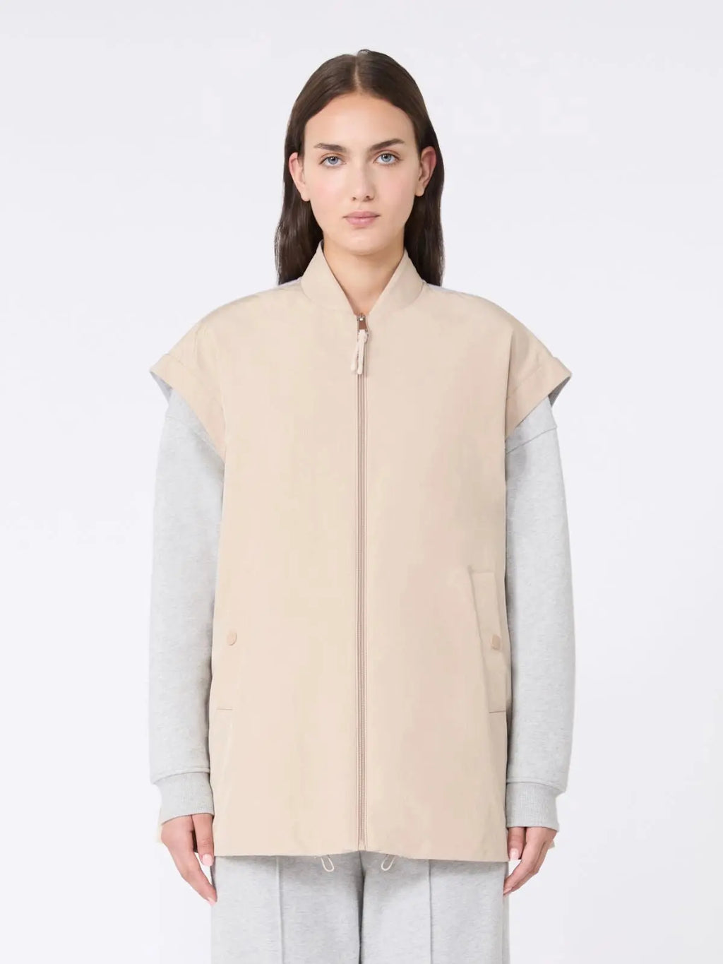Weekend Max Mara Gilet in tela antigoccia e scuba Limosa AI25 WeekendMaxMara