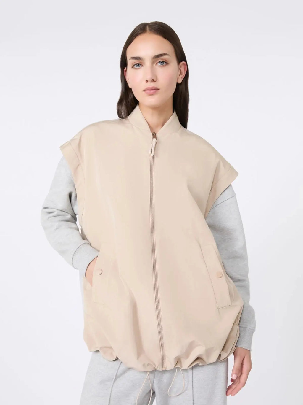 Weekend Max Mara Gilet in tela antigoccia e scuba Limosa AI25 WeekendMaxMara