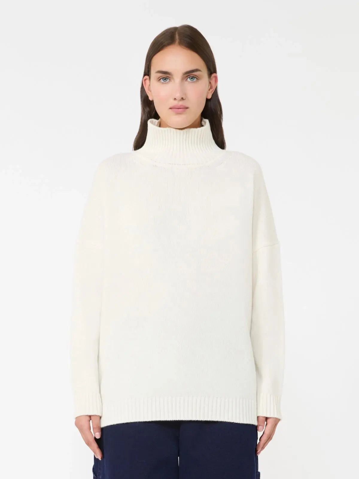 Weekend Max Mara Maglia a collo alto in lana, ecrù Borgia AI25 WeekendMaxMara