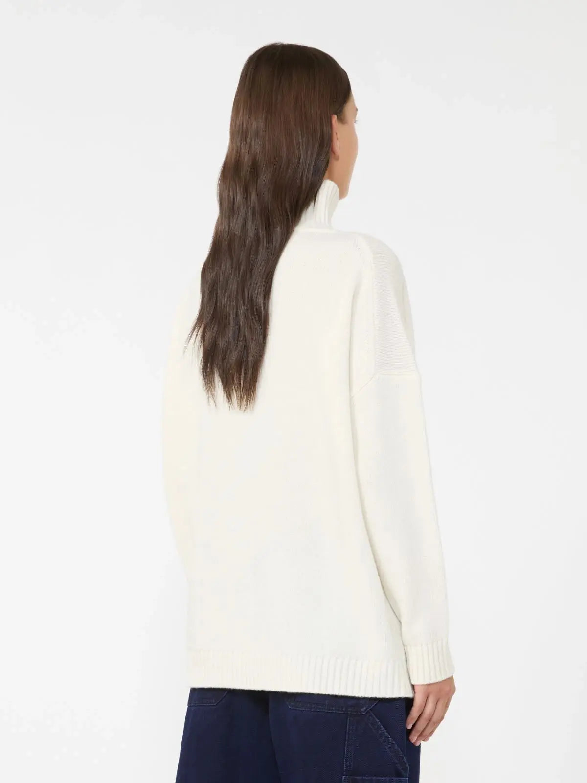 Weekend Max Mara Maglia a collo alto in lana, ecrù Borgia AI25 WeekendMaxMara