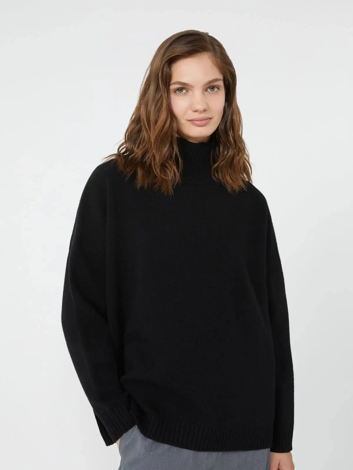 Weekend Max Mara Maglia a collo alto in lana, nero Borgia AI25 WeekendMaxMara