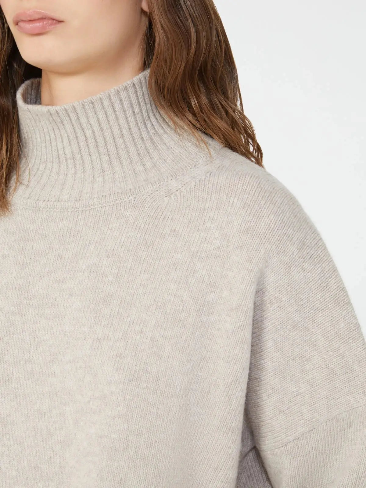 Weekend Max Mara Maglia a collo alto in lana, sabbia Borgia AI25 WeekendMaxMara