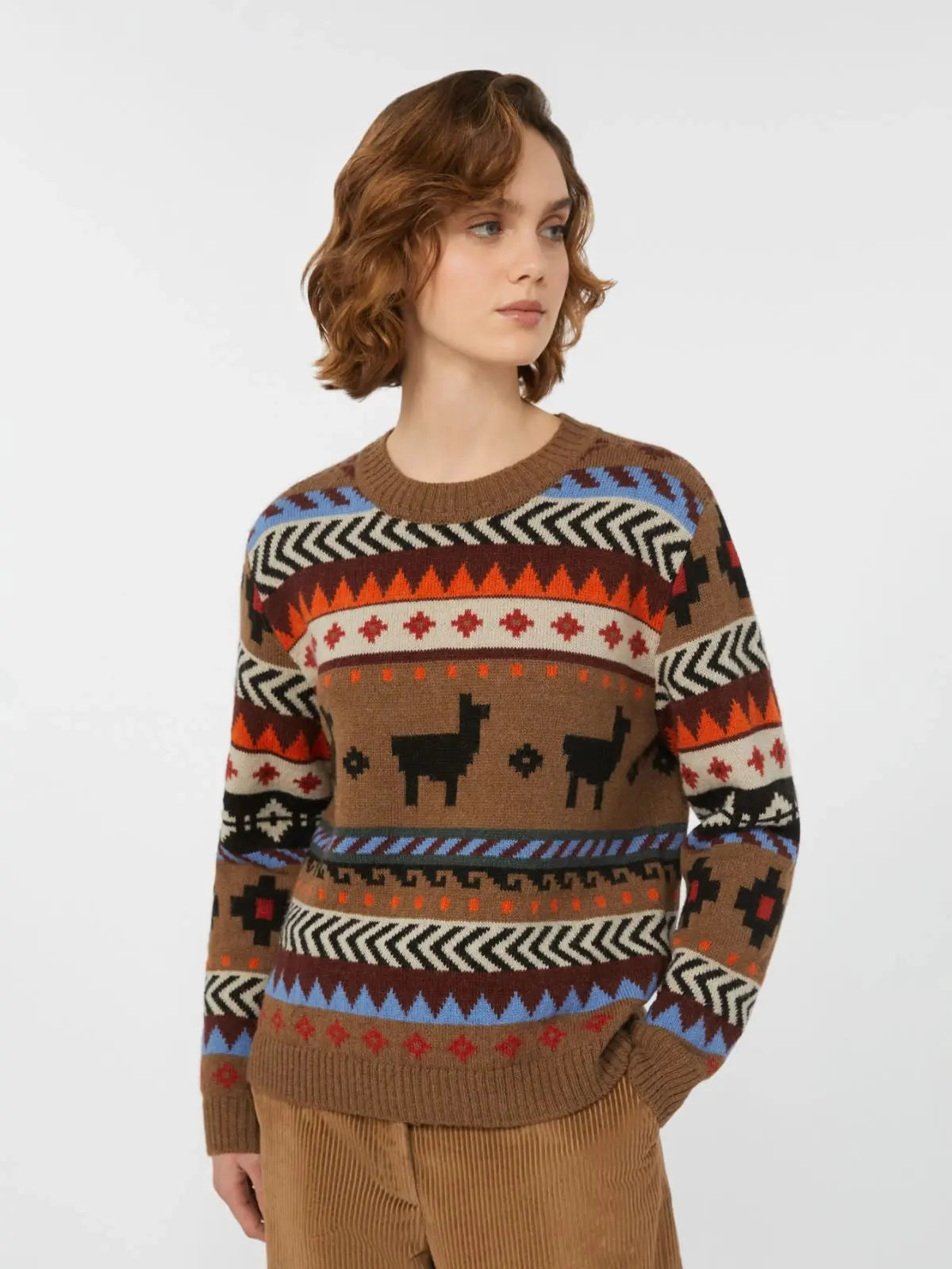 Weekend Max Mara Maglia in jacquard di alpaca e lana  Quirite AI25 WeekendMaxMara