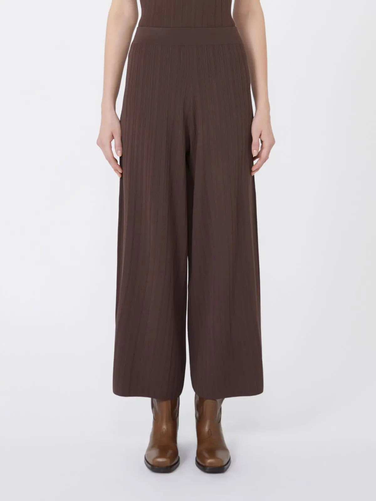 Weekend Max Mara Pantalone in filato di viscosa Superbo  AI25 image 1