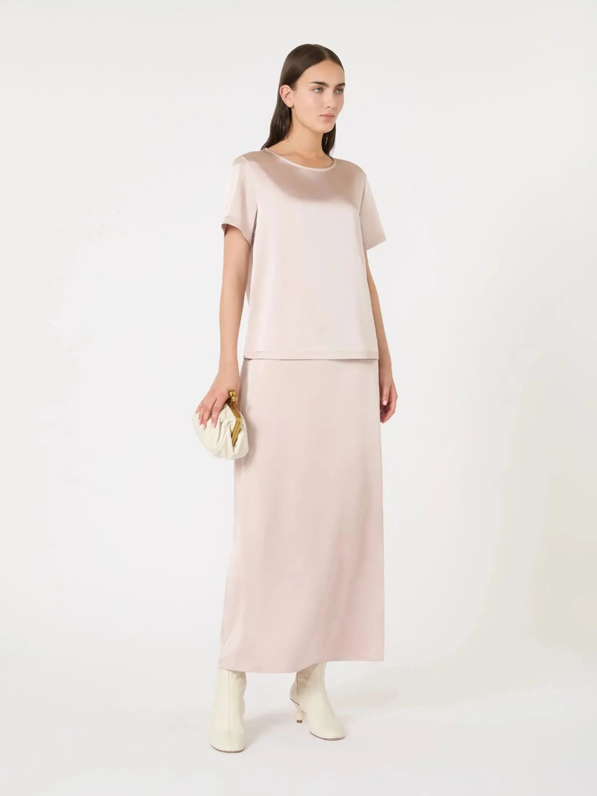 Weekend Max Mara T - shirt in raso e jersey Gilbert  AI25 WeekendMaxMara