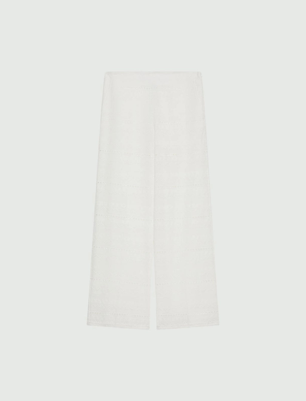 Marella Pantalone dritto in voile ricamato Era PE25 image 3