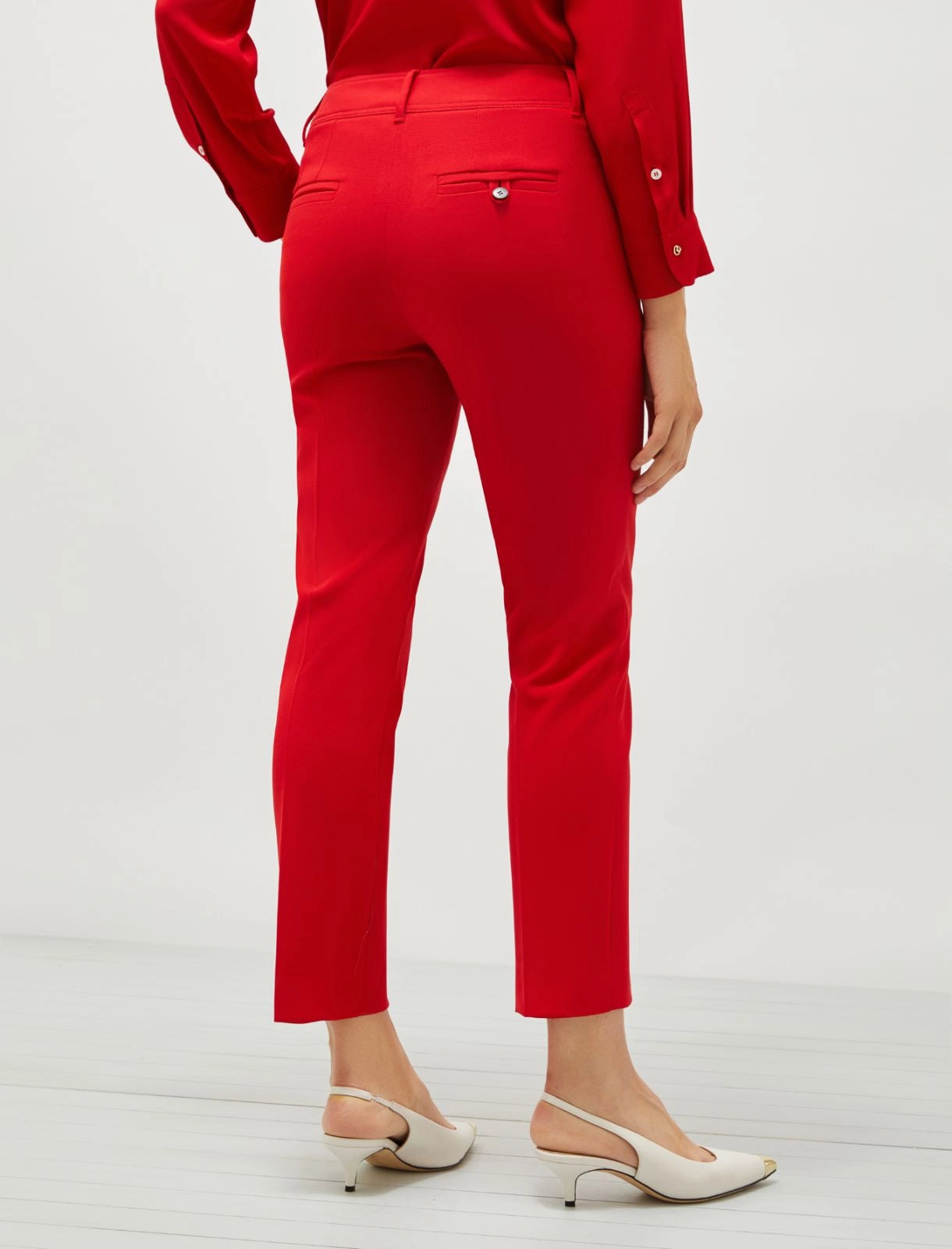 Marella Pantalone stretch Rank PE25 image 3