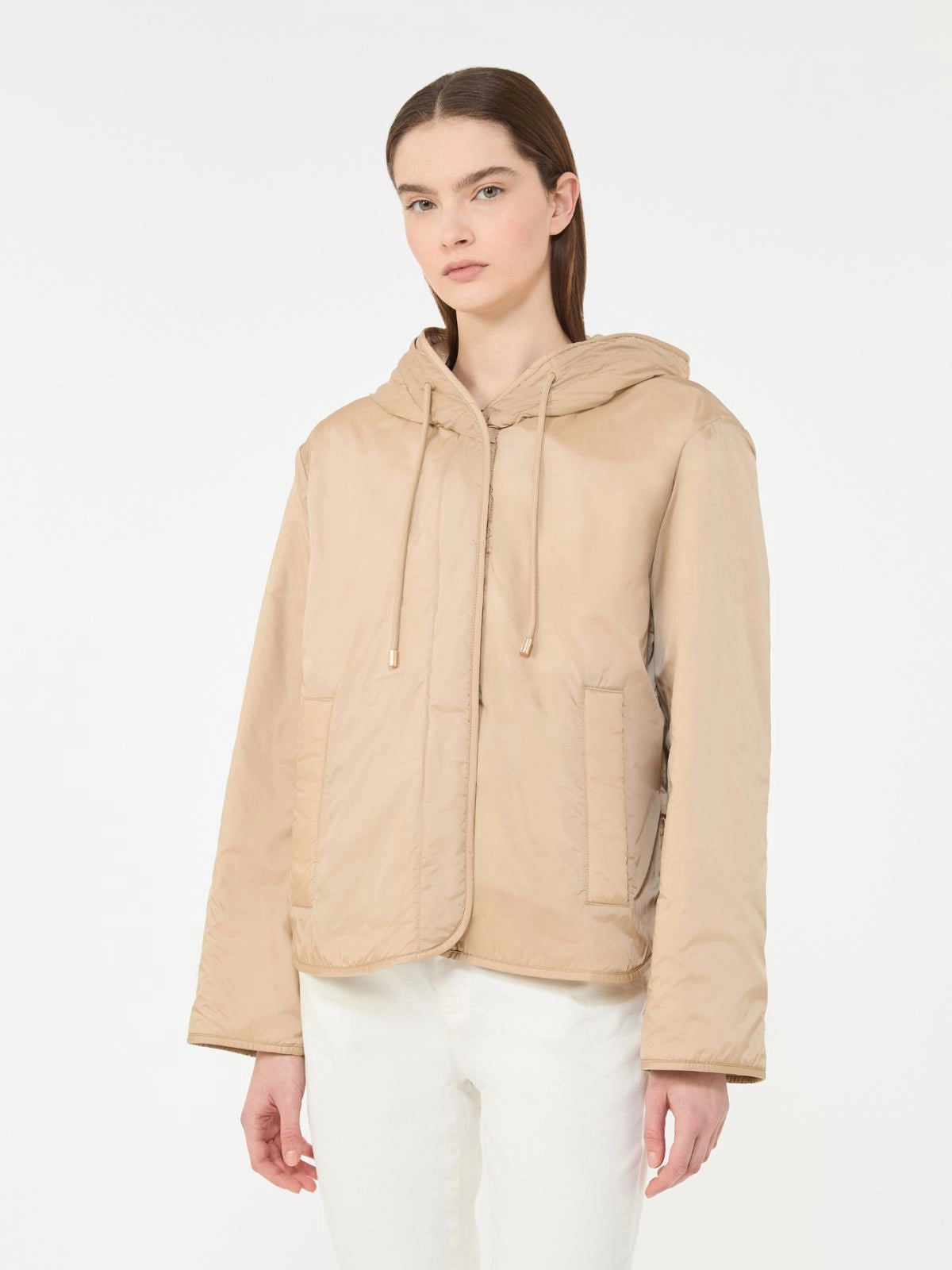 Weekend Max Mara Giacca imbottita in tela antipioggia con cappuccio Agreste PE26 WeekendMaxMara