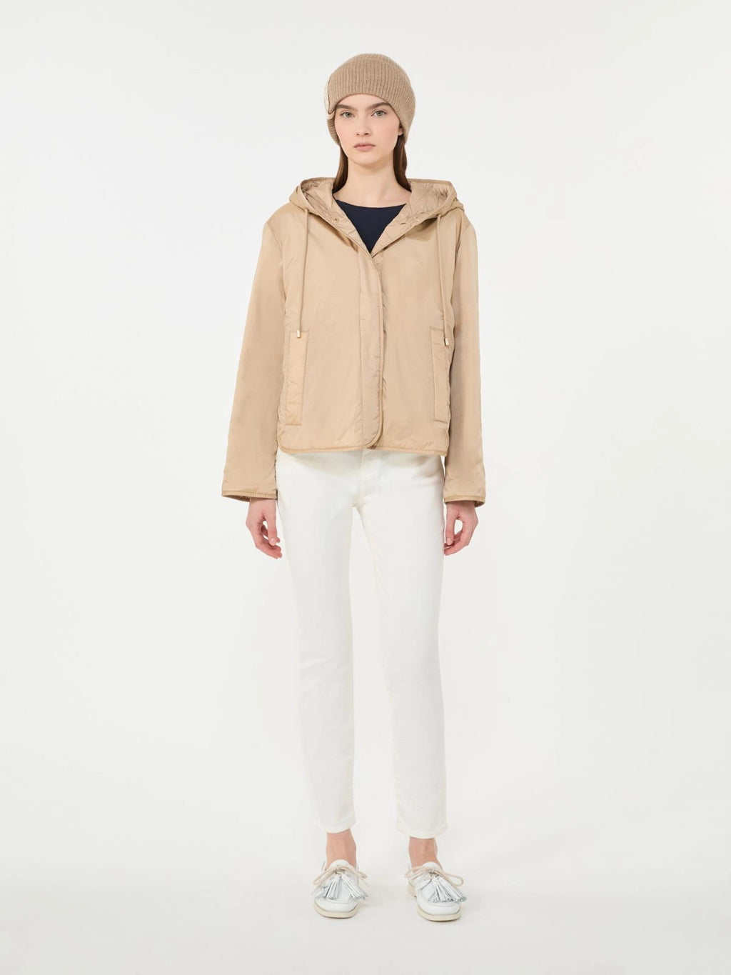 Weekend Max Mara Giacca imbottita in tela antipioggia con cappuccio Agreste PE26 WeekendMaxMara