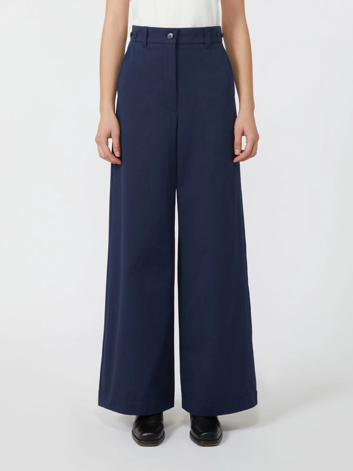 Weekend Max Mara Pantalone in gabardina di cotone Alfeo AI25