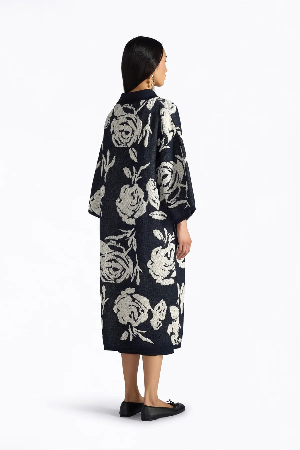 Liviana Conti Cappotto con disegno floreale tramato Andrew mod F6SA95 PE26 Liviana Conti