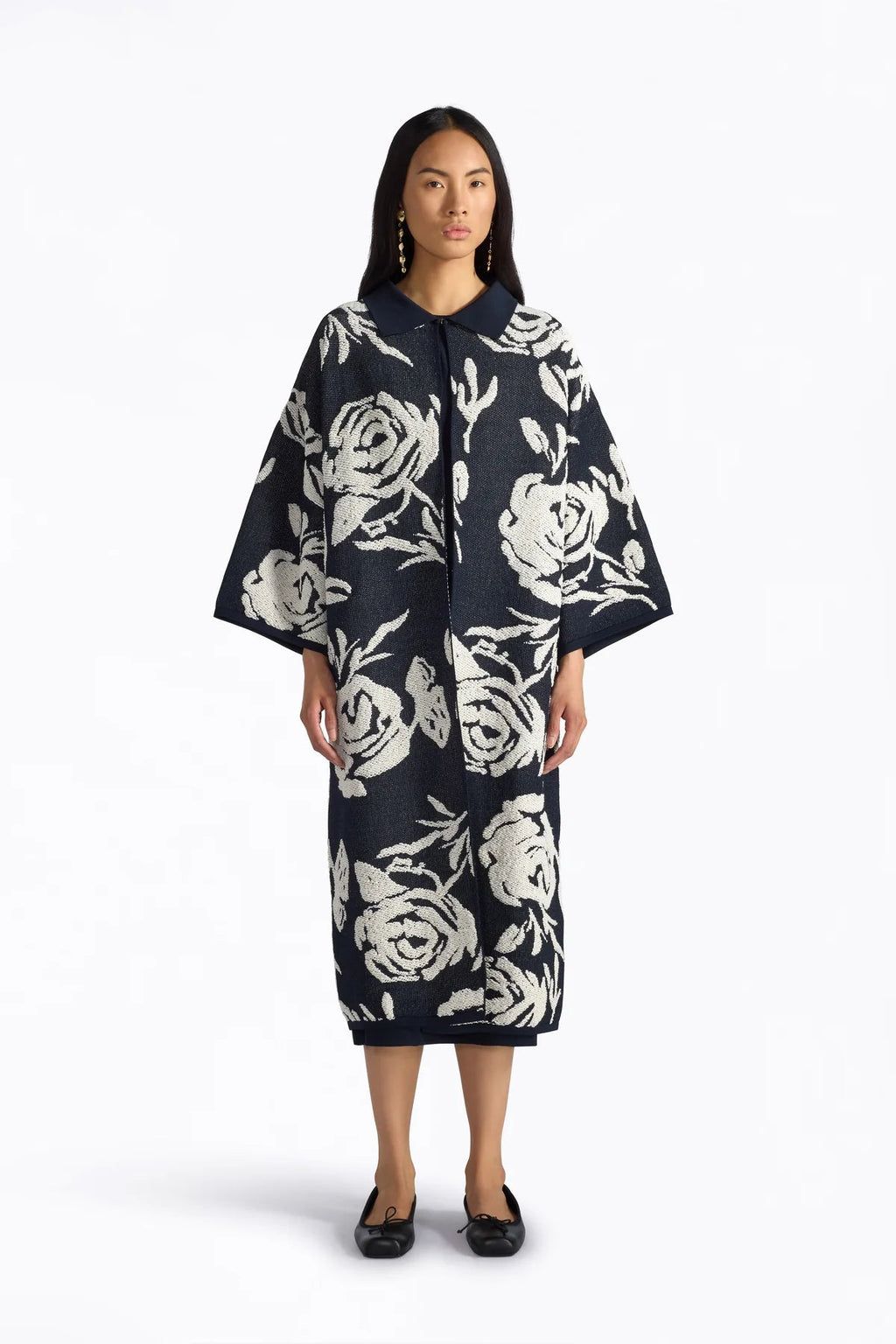 Liviana Conti Cappotto con disegno floreale tramato Andrew mod F6SA95 PE26 Liviana Conti