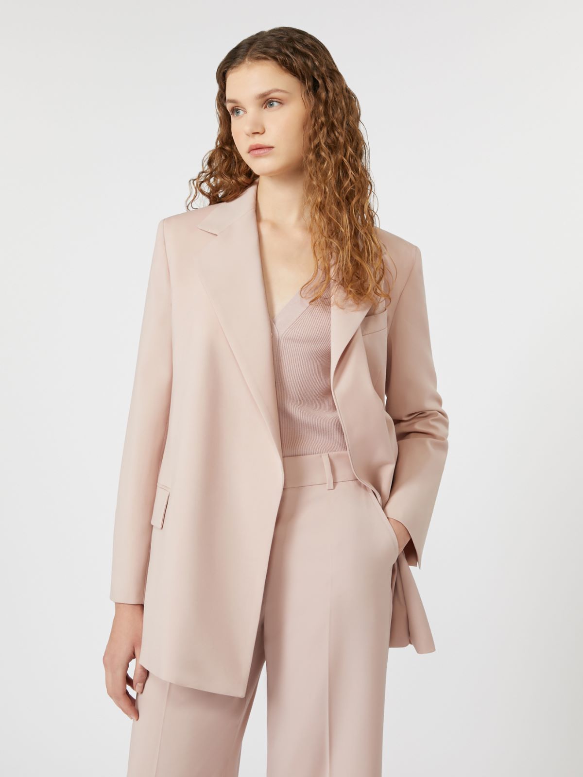 Weekend Max Mara Giacca in lana con cintura Teso AI25 image 1