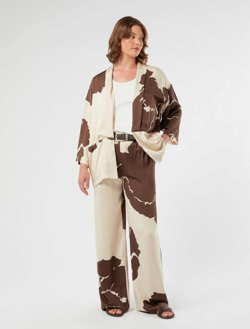 Persona Marina Rinaldi Pantaloni in raso di viscosa PMRBalia PE26 Persona by Marina Rinaldi