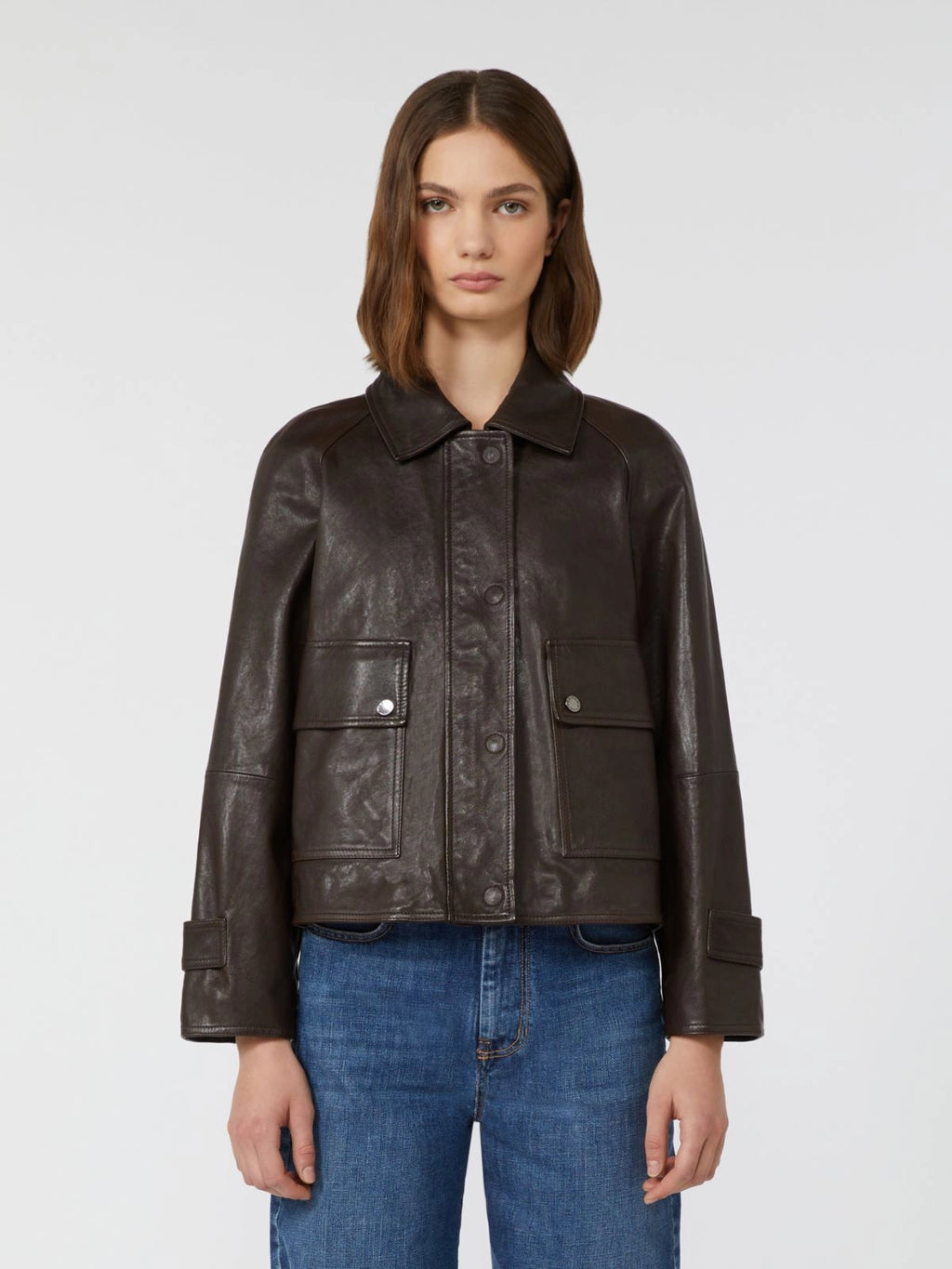 Weekend Max Mara Giacca a camicia in nappa Berbice AI25