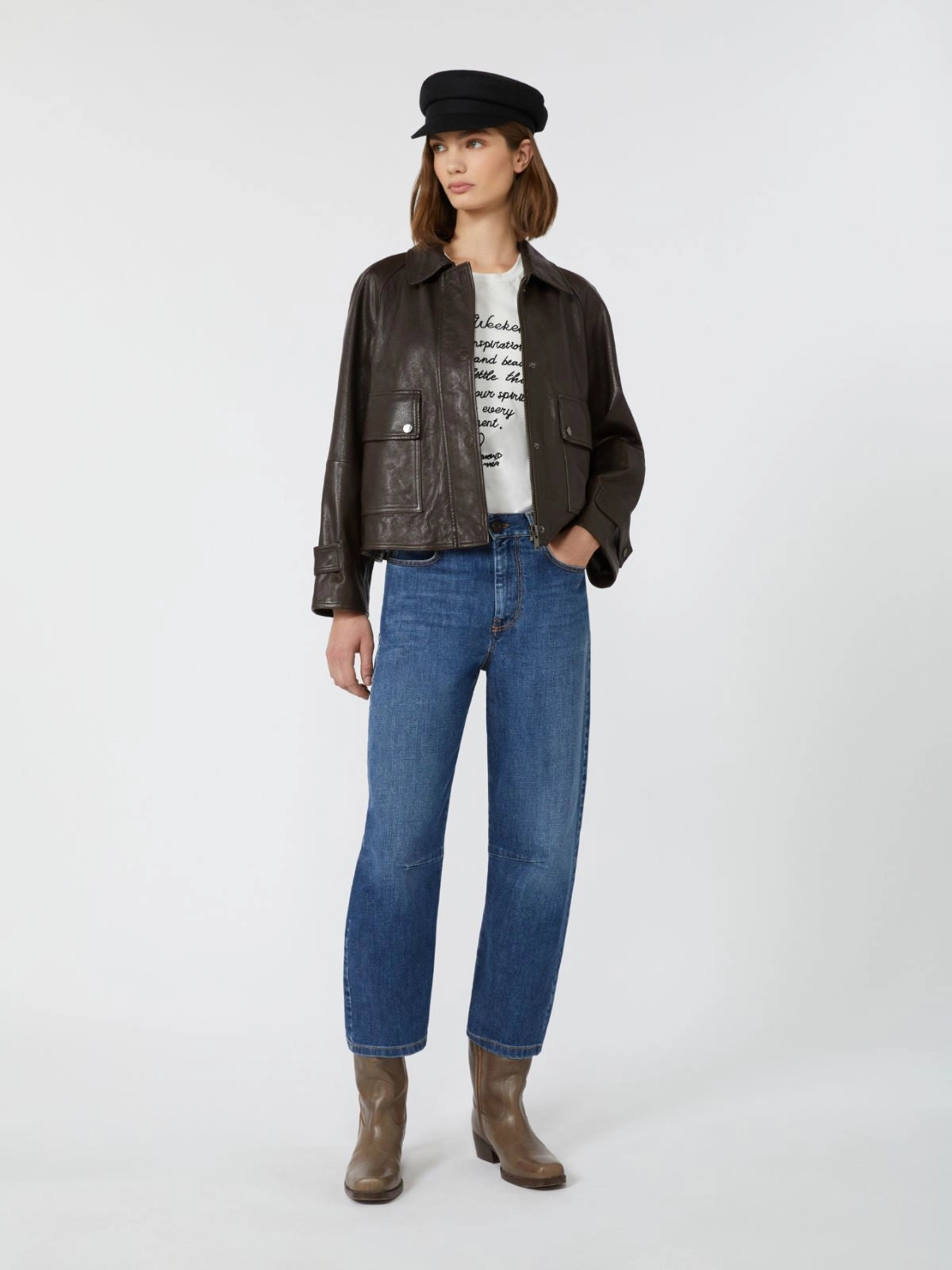 Weekend Max Mara Giacca a camicia in nappa Berbice AI25