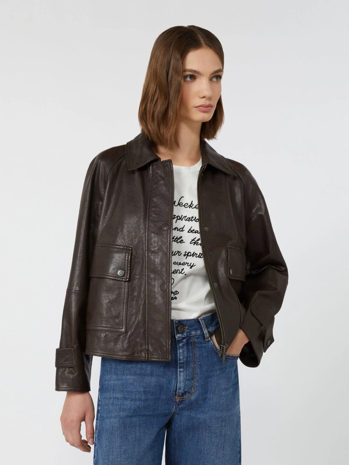 Weekend Max Mara Giacca a camicia in nappa Berbice AI25