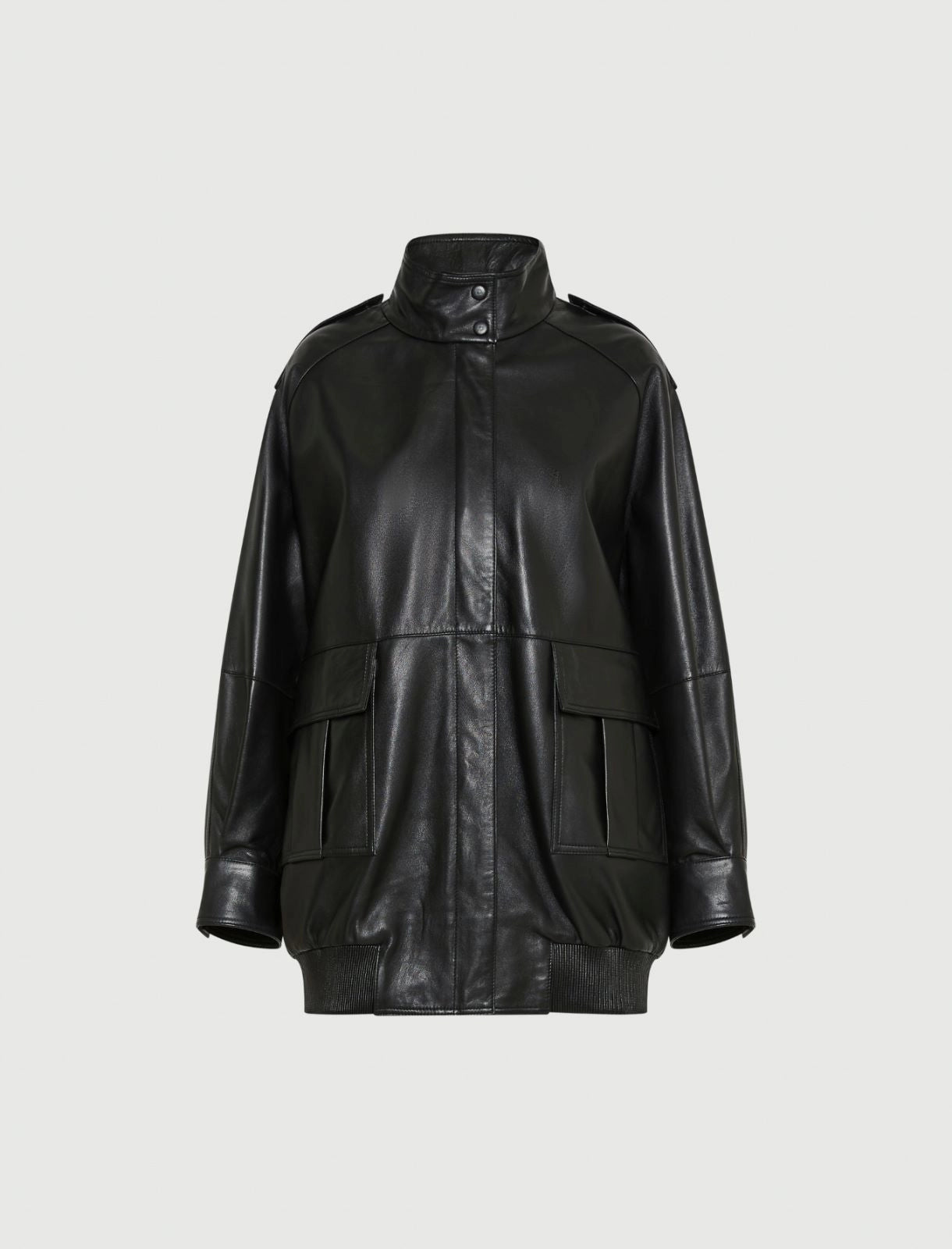 Marella Giaccone oversize in pelle Bessica AI25