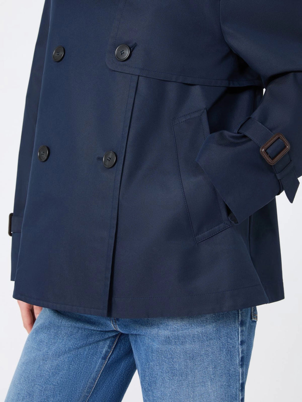 Weekend Max Mara Trench crop in gabardina antipioggia Biglia PE26 WeekendMaxMara