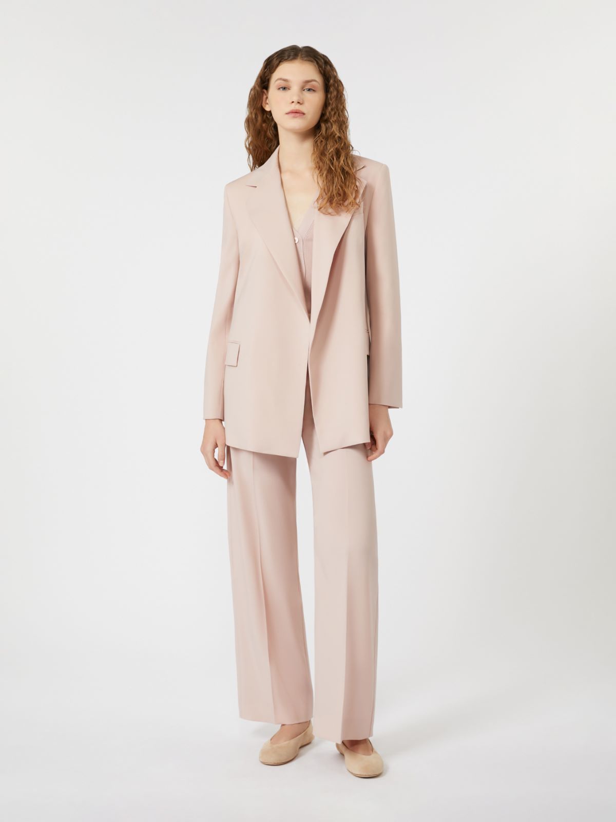 Weekend Max Mara Giacca in lana con cintura Teso AI25 image 0