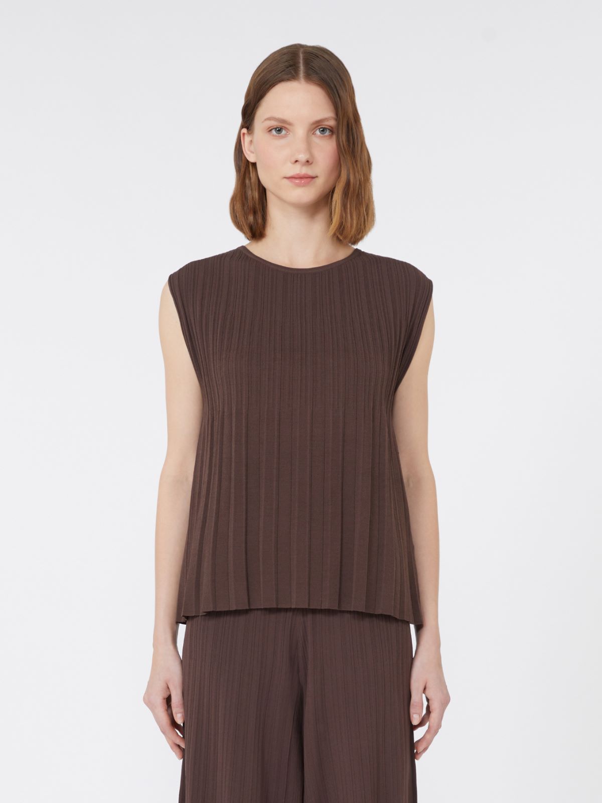 Weekend Max Mara T - shirt in filato plissè Antiope AI25 image 1