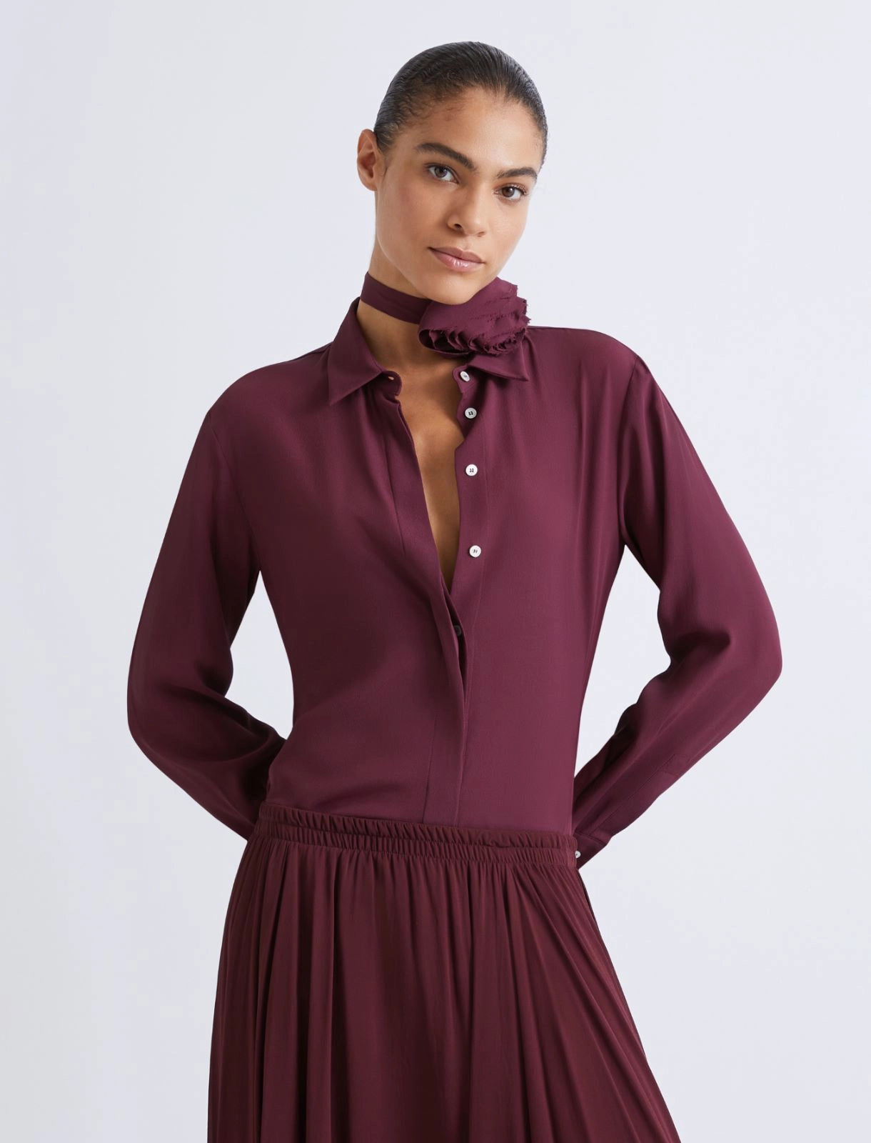 Marella Camicia in crepe misto seta Cabiria  AI25