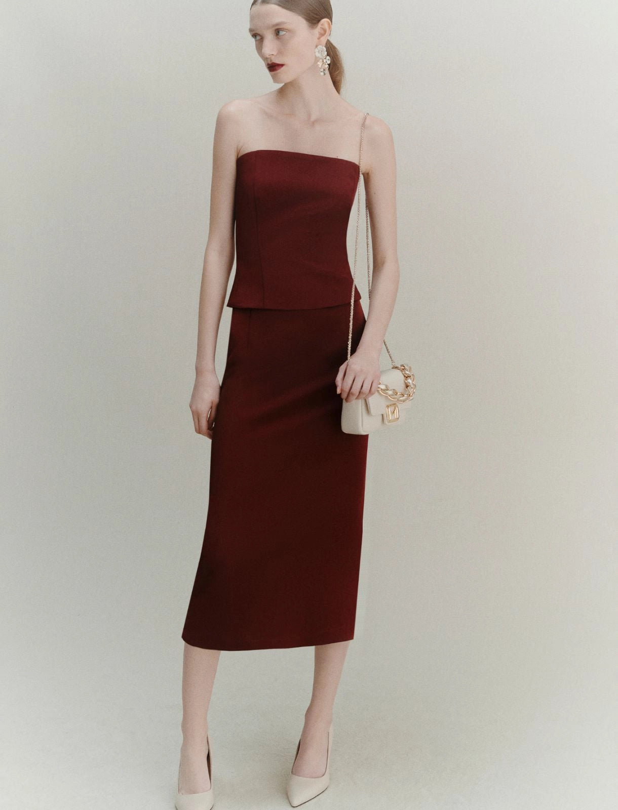 Marella Gonna in satin Cadine AI25