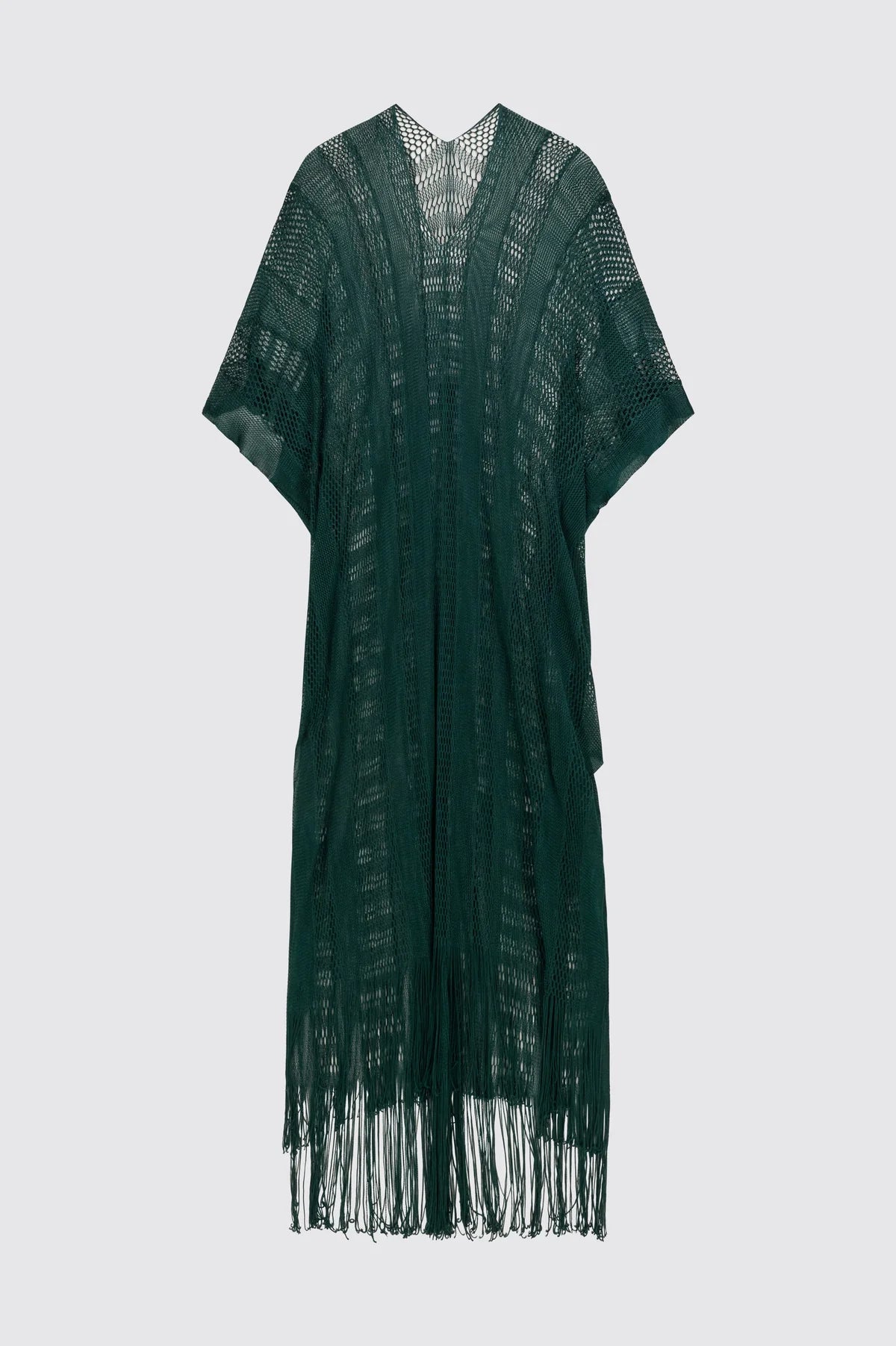 Liviana Conti Caftano lungo con frange lavorazione raschel Cintia mod. A6SF83 PE26 Liviana Conti