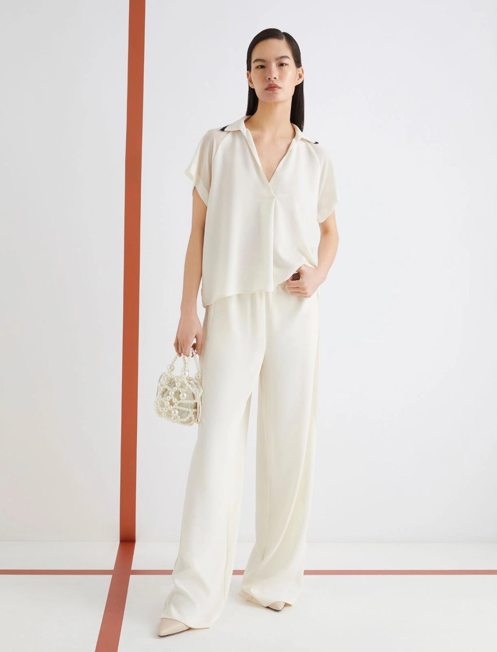 Marella ART. 365 Polo in satin Calmo AI25