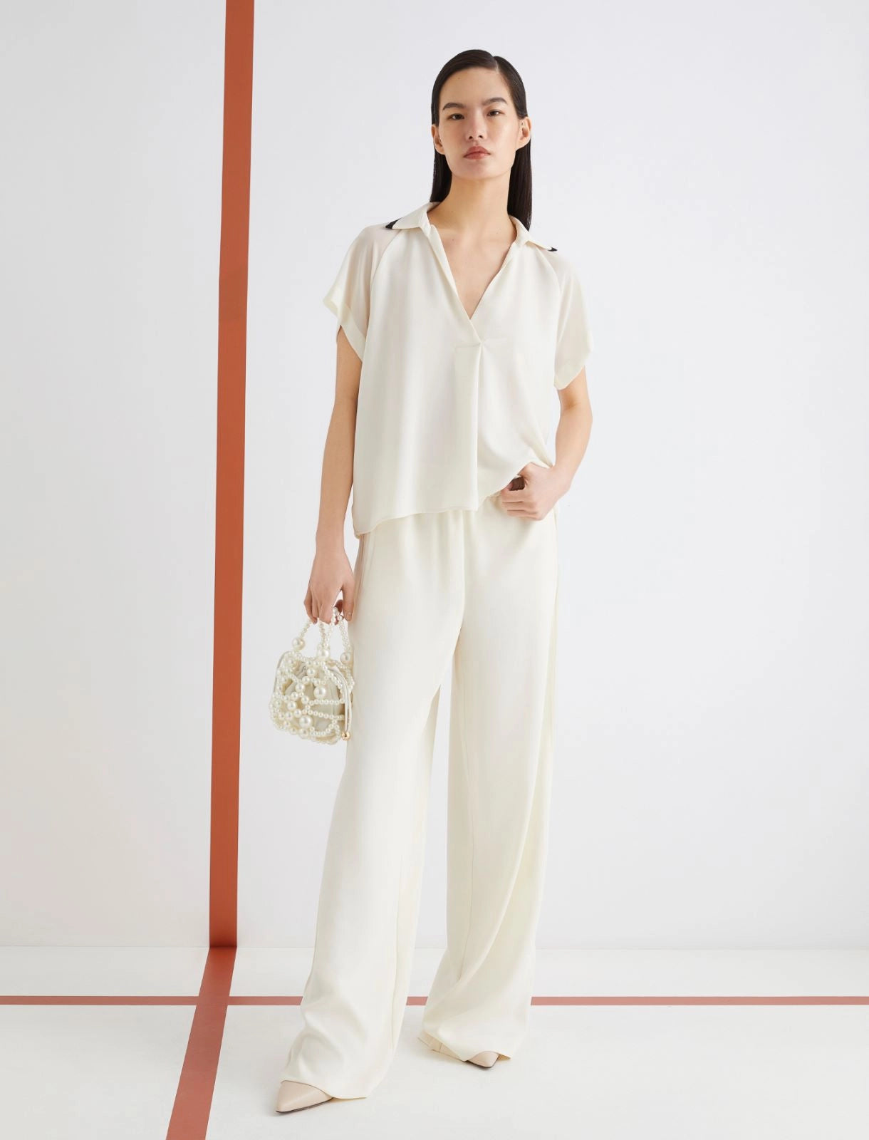 Marella ART. 365 Polo in satin Calmo AI25