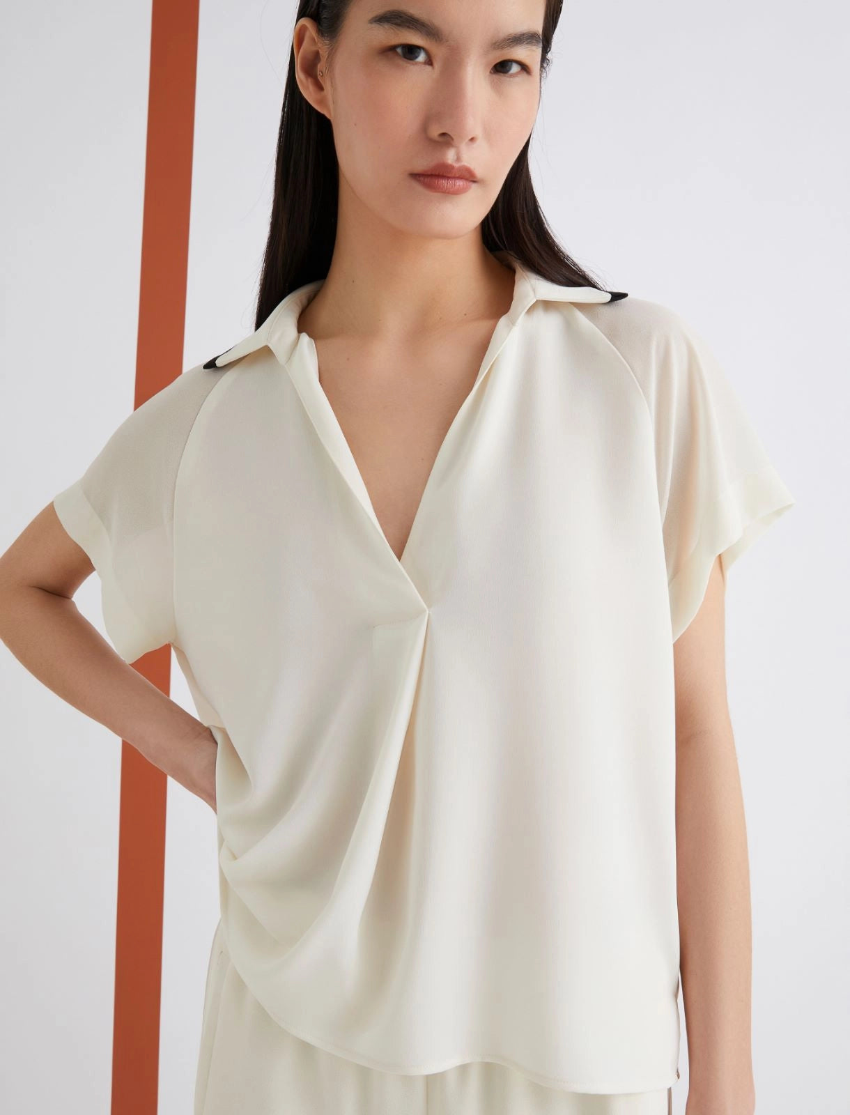 Marella ART. 365 Polo in satin Calmo AI25