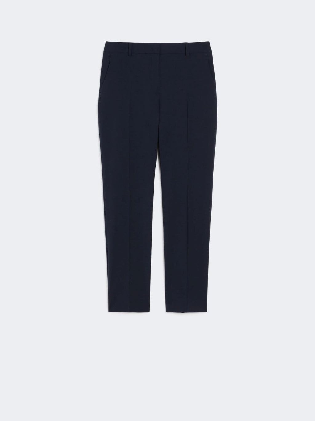 Weekend Max Mara Pantalone a sigaretta in tela di lana, blu Canon AI25