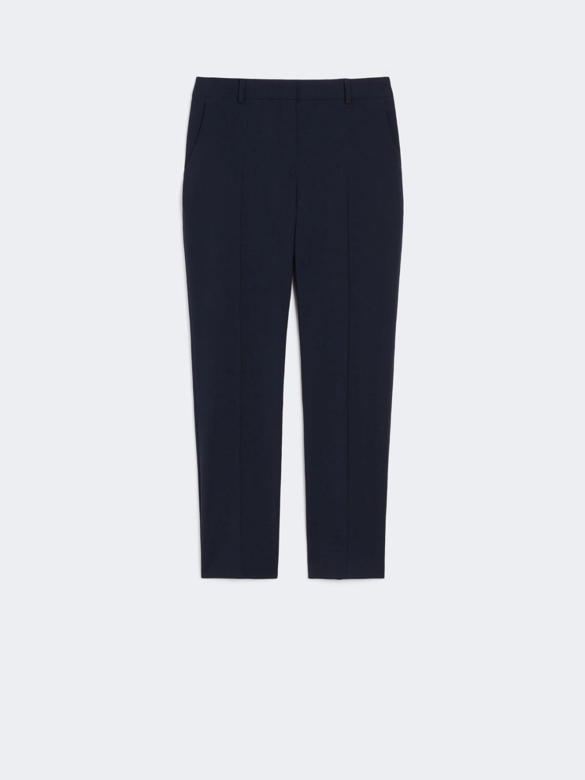 Weekend Max Mara Pantalone a sigaretta in tela di lana, blu Canon AI25