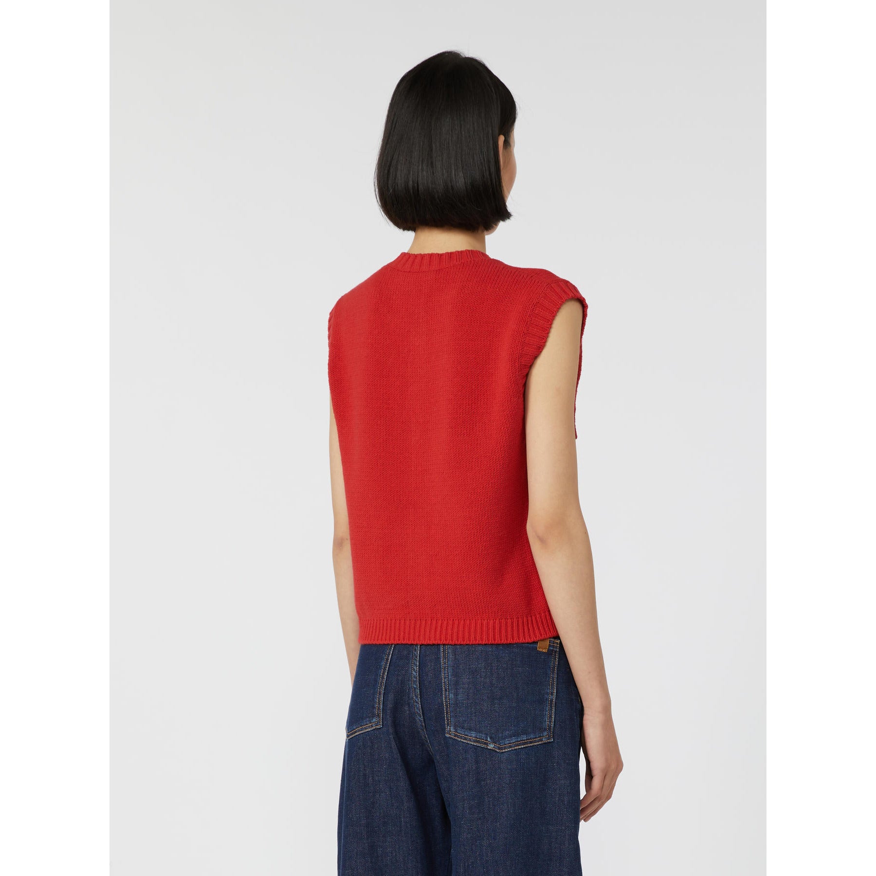 Weekend Max Mara Gilet in filato di misto cotone Caprara AI25