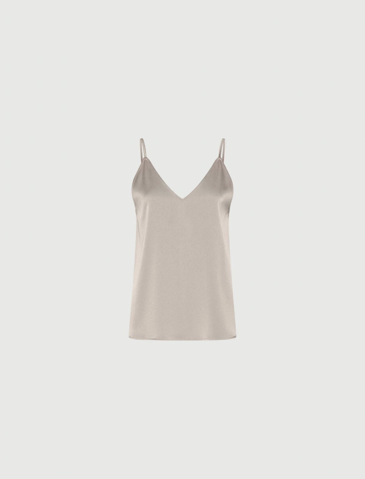 Marella Top sottoveste in satin, naturale Carso AI25