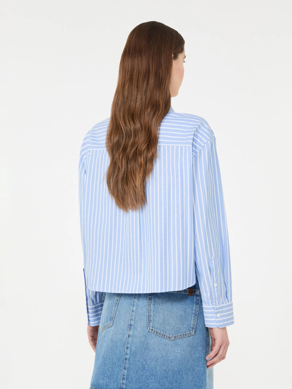 Weekend Max Mara Camicia in Oxford di cotone a righe Cartone PE26 WeekendMaxMara