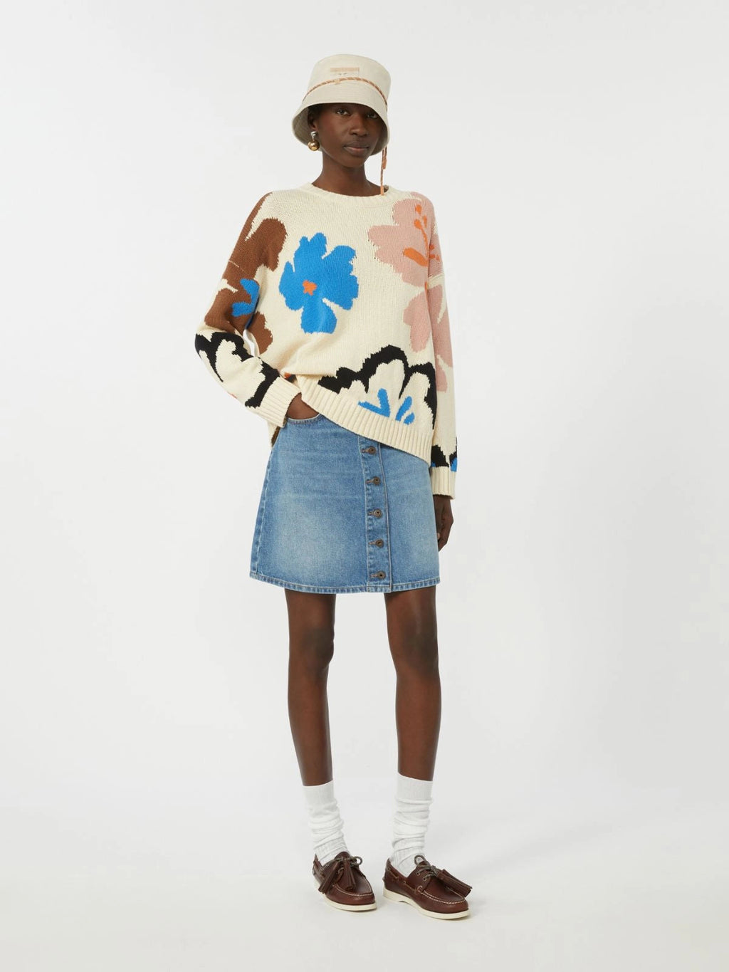 Weekend Max Mara Girocollo in cotone fantasia Celebre PE26 WeekendMaxMara